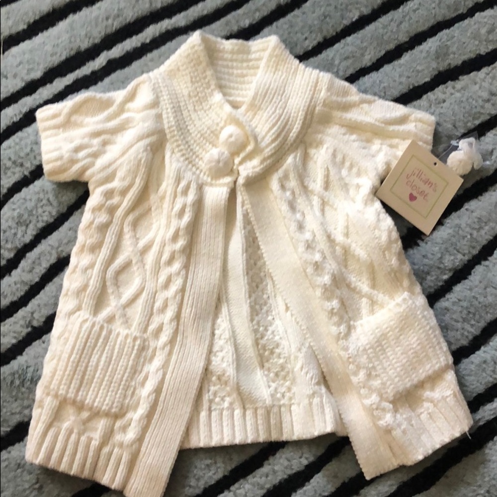 Jillians Closet Cable Knit Sweater - 12M - NWT